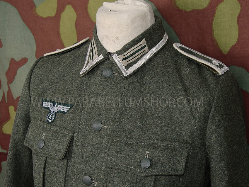 German WW2 NCO Heer Field tunic M40 with insignia