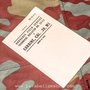 ORDNANCE FIELD SERVICE TECHNICAL BULLETIN CARBINE CAL. 30 M1 1942
