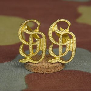 Premium Grossdeutschland GD metal shoulder boards cyphers - Gold