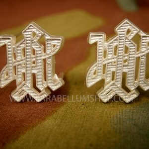Premium Leibstandarte LAH metal shoulder boards cyphers - Silver