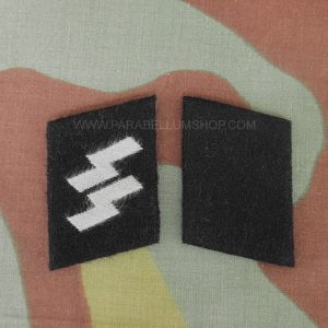 Waffen SS collar tabs troops and graded