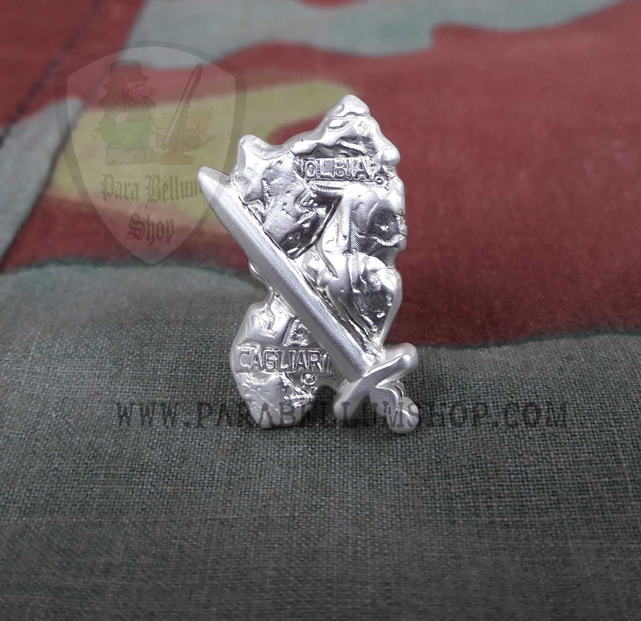 90TH PANZERGRENADIER DIVISION SARDINIEN CAP SHIELD 90TH PANZERGRENADIER DIVISION SARDINIEN CAP SHIELD