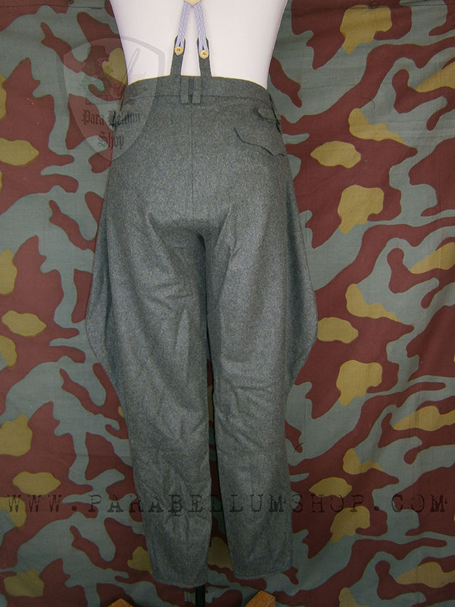 German officer wool jodhpurs riding pants