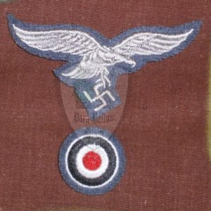 Luftwaffe embroidered NCO enlisted eagle and cockade
