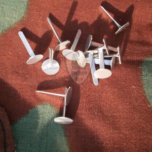 Aluminum rivets for leather liner