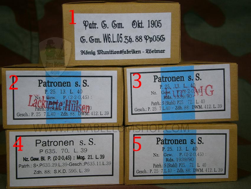 Mauser Kar 98 7,92 × 57 mm ammo package