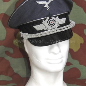 German WW2 Luftwaffe officer visor cap by Erel Robert Lubstein