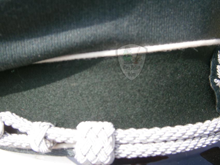 WW2 German army infantry officer visor cap Heer - Erel  by Robert Lubstein