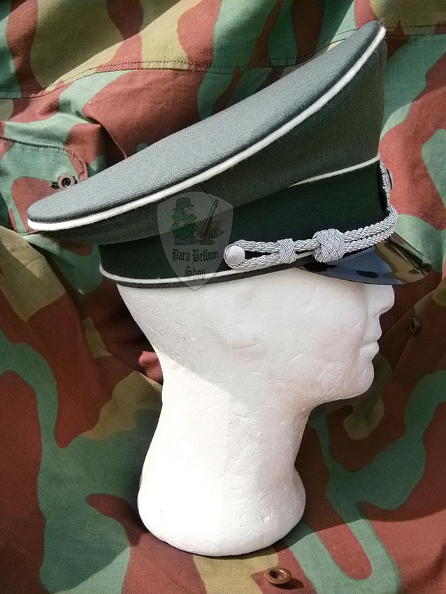 WW2 German army infantry officer visor cap Heer - Erel  by Robert Lubstein