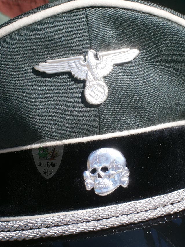 German WW2 Waffen SS officer visor cap - Die Schirmmutze - Erel by Robert Lubstein German WW2 Waffen SS officer visor cap - Die Schirmmutze - Erel by Robert Lubstein