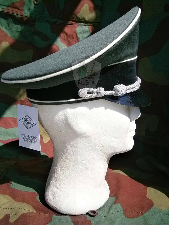 German WW2 Waffen SS officer visor cap - Die Schirmmutze - Erel by Robert Lubstein German WW2 Waffen SS officer visor cap - Die Schirmmutze - Erel by Robert Lubstein