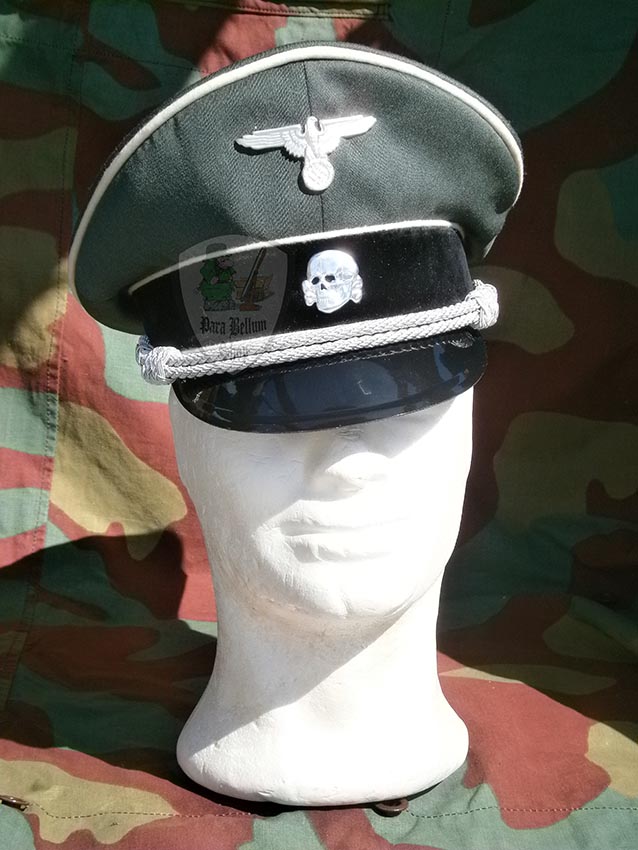 German WW2 Waffen SS officer visor cap - Die Schirmmutze - Erel by Robert Lubstein