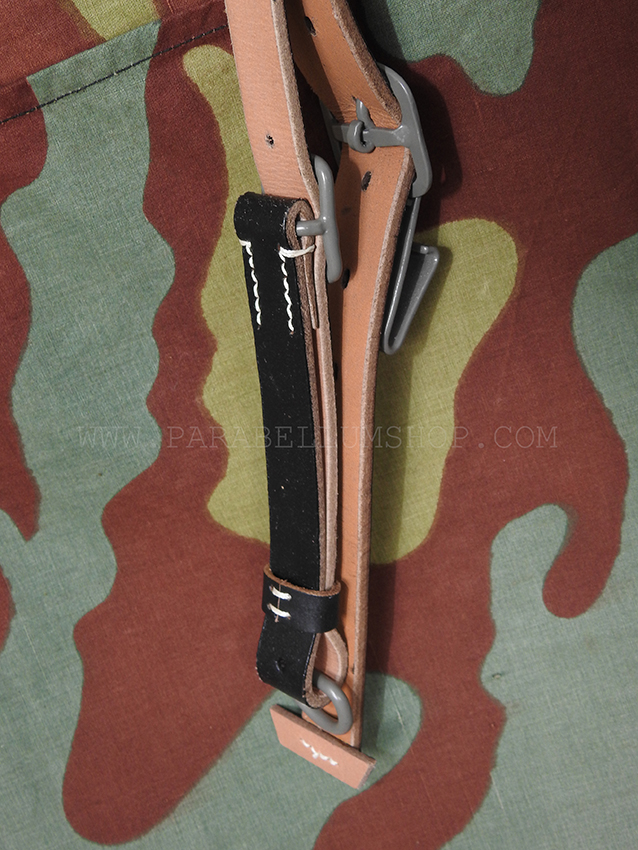 German WW2 infantry leather Y-straps from original - koppeltragegestell für Infanterie