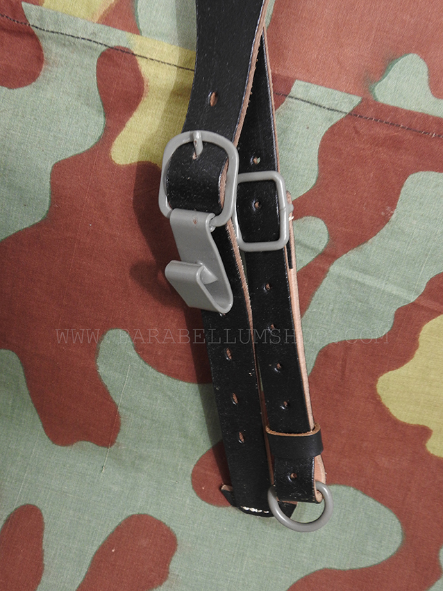 German WW2 infantry leather Y-straps from original - koppeltragegestell für Infanterie