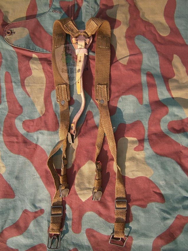 Y straps suspenders Czech Army original WW2 German style
