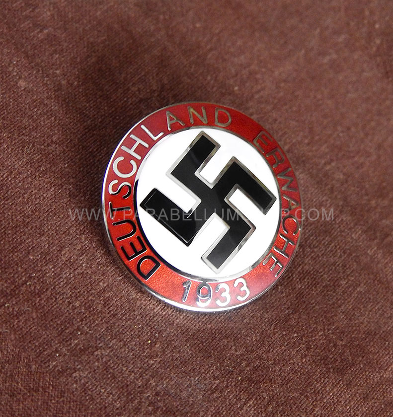 NSDAP Pin Deutshland Erwache 1933