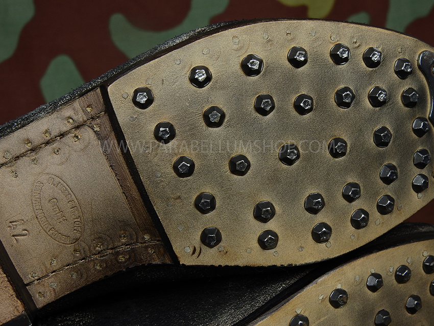 German WW2 new leather marching boots - Marschstiefel