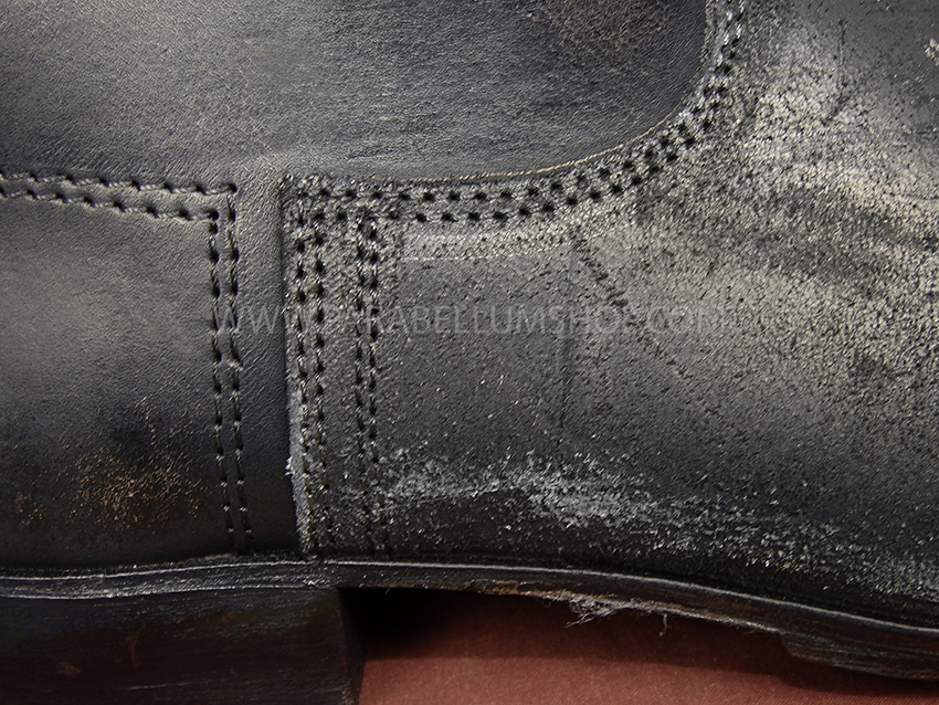 German WW2 new leather marching boots - Marschstiefel