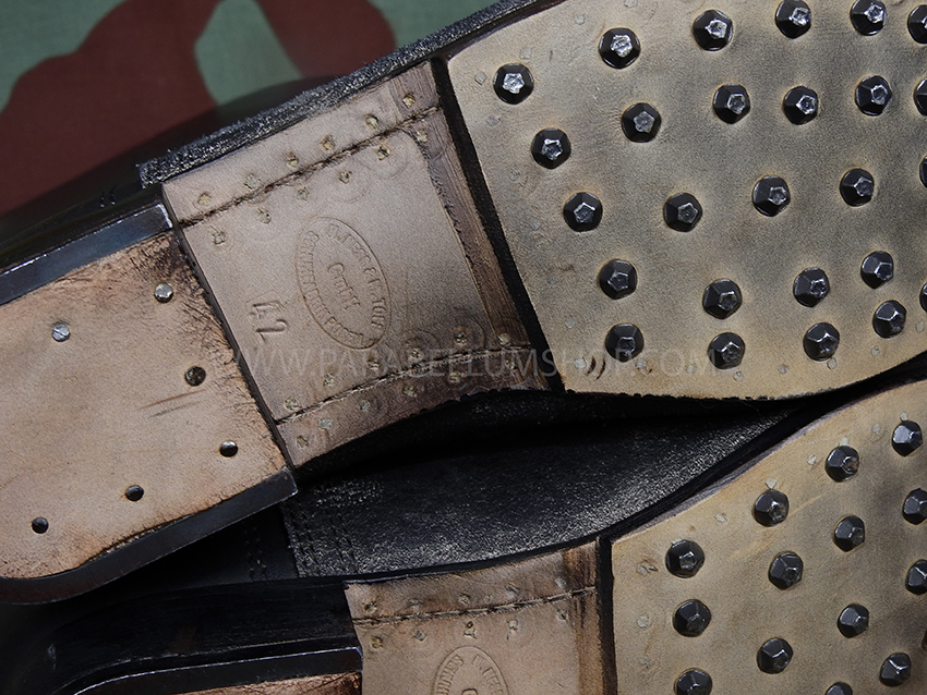 German WW2 new leather marching boots - Marschstiefel