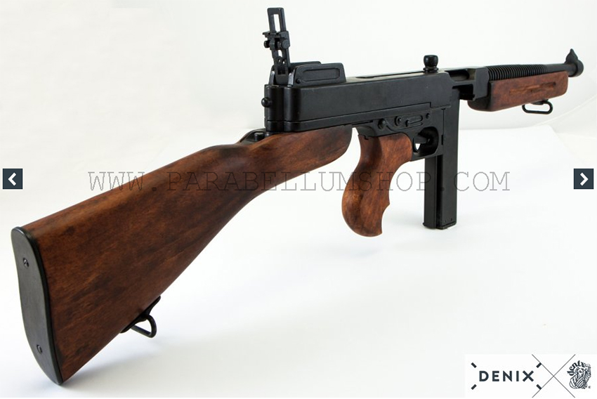 US WW2 Thompson M1928/A1 submachine gun NO FIRING reproduction, Denix
