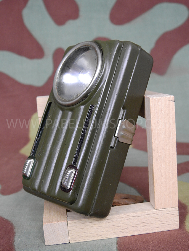 Polish flashlight WW2 German style with two filter