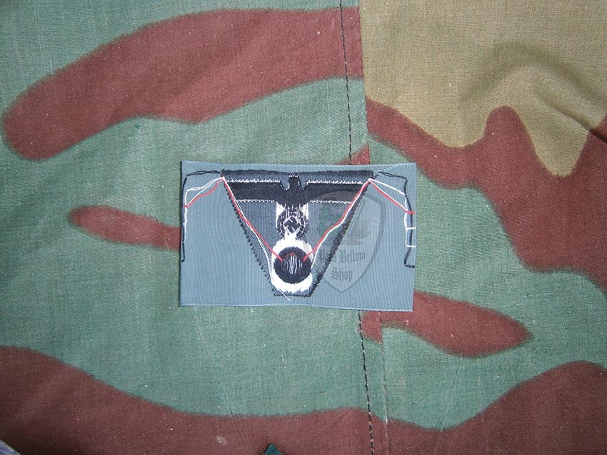 Army mouse grey on trapezoid BEVO for officer m43 field cap Heer high quality