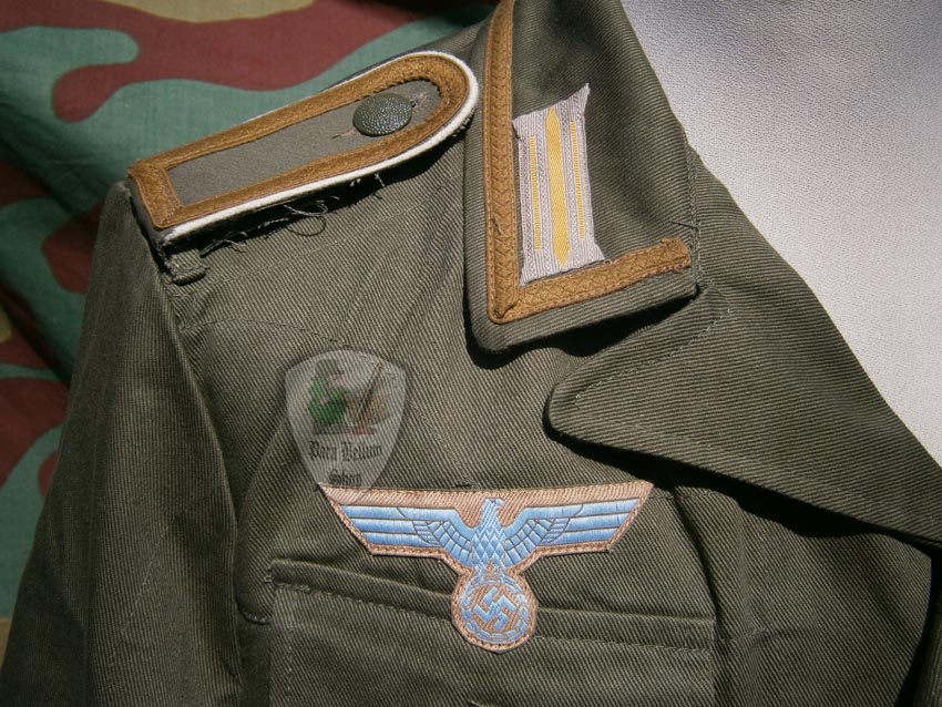 WW2 German army M40 NCO Tropical jacket Heer - Tropenbluse