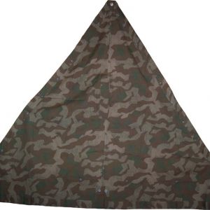 German WW2 camo shelter quarter splinter - Zeltbahn