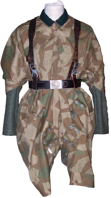 German WW2 camo shelter quarter splinter - Zeltbahn