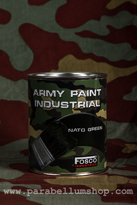 Olive Drab Nato Green Military paint can 1 liter FOSCO