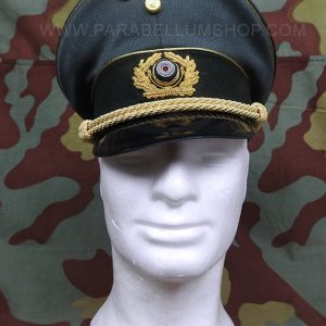 German Army gabardine general visor cap by Erel of Robert Lubstein - made in Germany