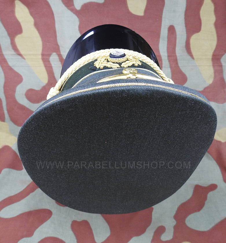 German Army gabardine general visor cap by Erel of Robert Lubstein - made in Germany