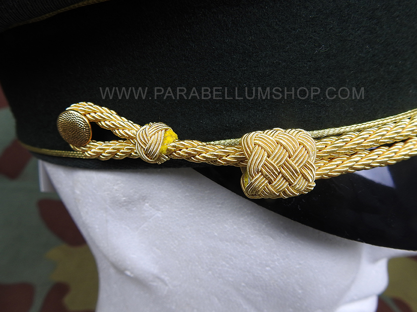 German Army gabardine general visor cap by Erel of Robert Lubstein - made in Germany