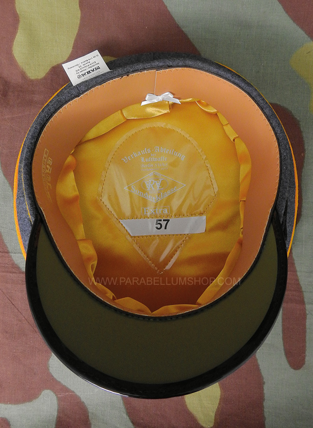 WW2 German flying crews and paratroopers NCO/enlisted visor cap by Erel of Robert Lubstein