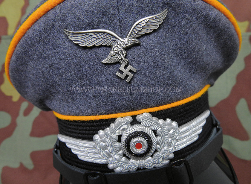 WW2 German flying crews and paratroopers NCO/enlisted visor cap by Erel of Robert Lubstein