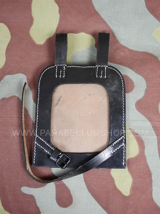 Straight Shovel leather Cover black - Kleines Schanzzeug Straight Shovel leather Cover black - Kleines Schanzzeug