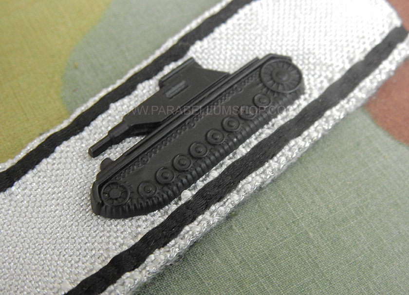 Tank destruction badge blackened - silver class