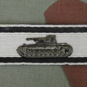 Tank destruction badge in silver