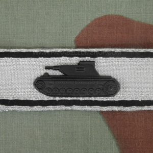 Tank destruction badge blackened - silver class