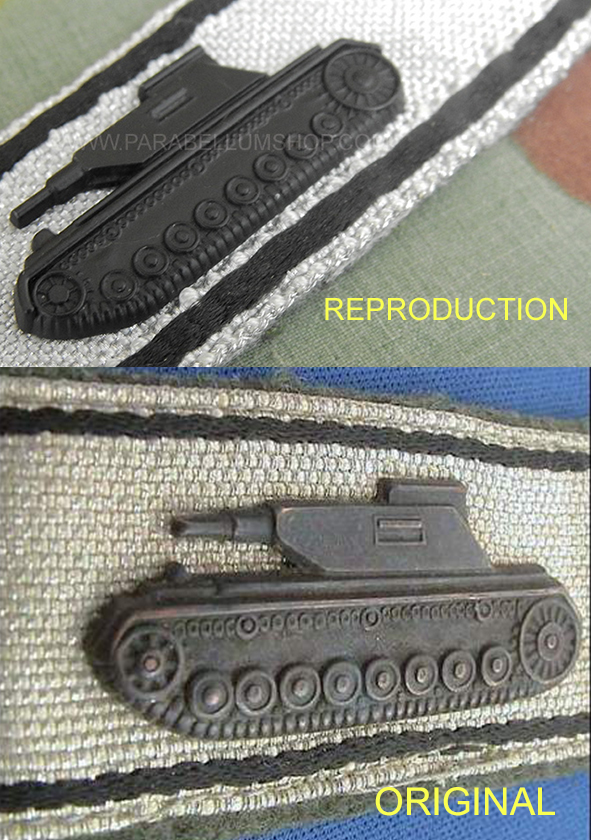 Tank destruction badge blackened - silver class