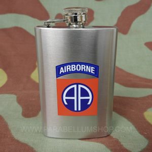 Steel flask 82nd Airborne Division US WW2 bottle