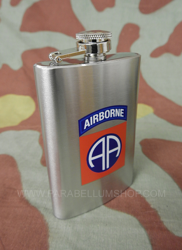Steel flask 82nd Airborne Division US WW2 bottle