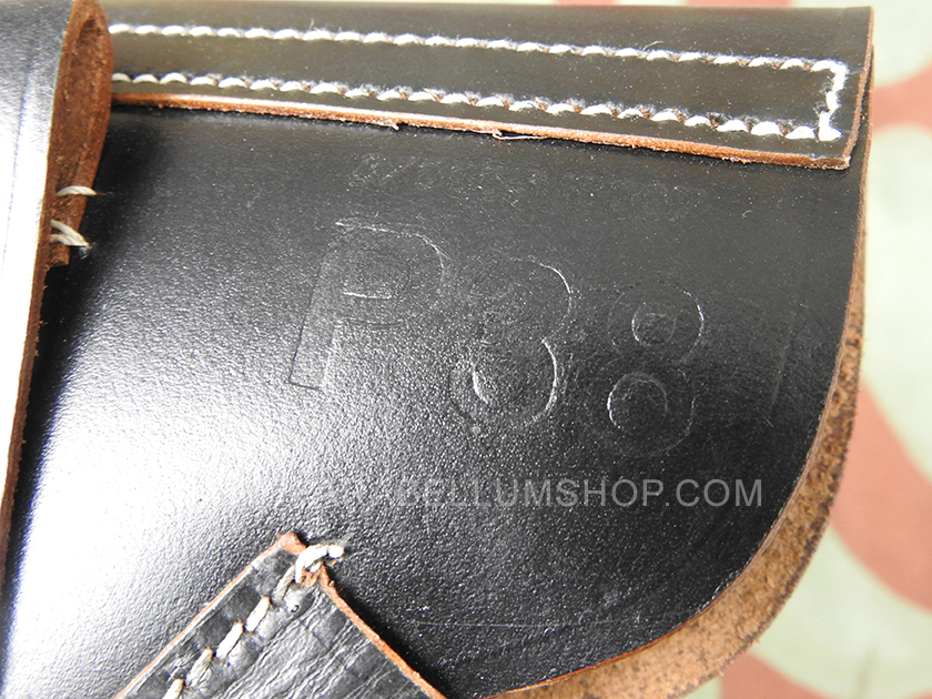 German Walther P38 soft black leather holster