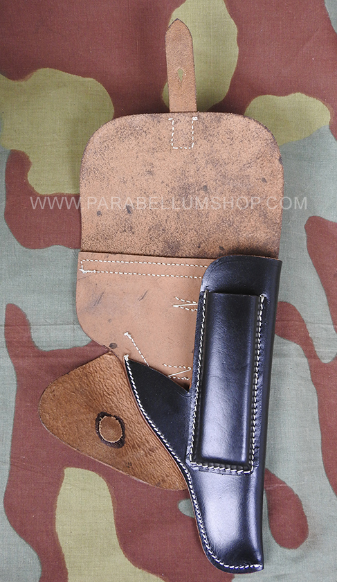 German Walther P38 soft black leather holster