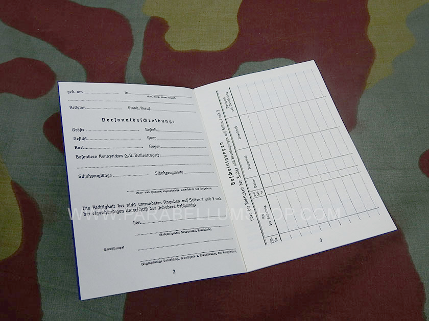 Soldbuch Luftwaffe with Cover