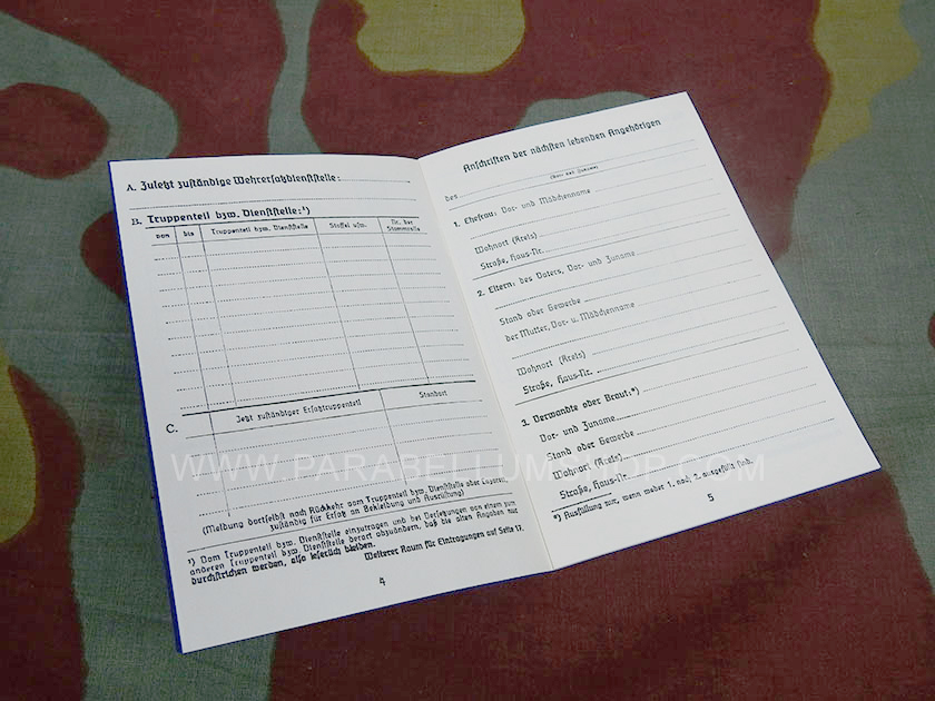 Soldbuch Luftwaffe with Cover