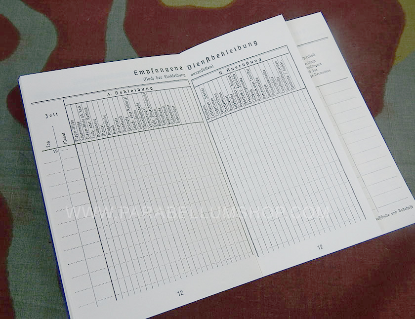 Soldbuch Luftwaffe with Cover
