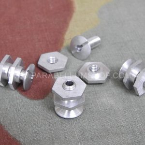 M38 German WW2 Paratrooper Fallschirmjager Helmet Spanner Bolts - aluminum 2° type