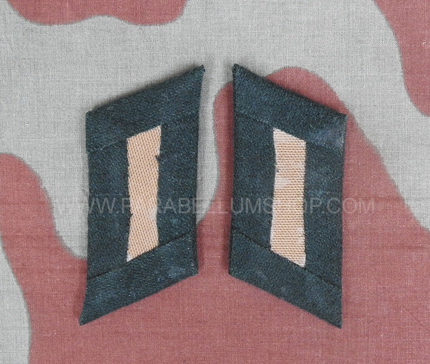 German WW2 mountain troops officer collar tabs -Gebirgsjager-