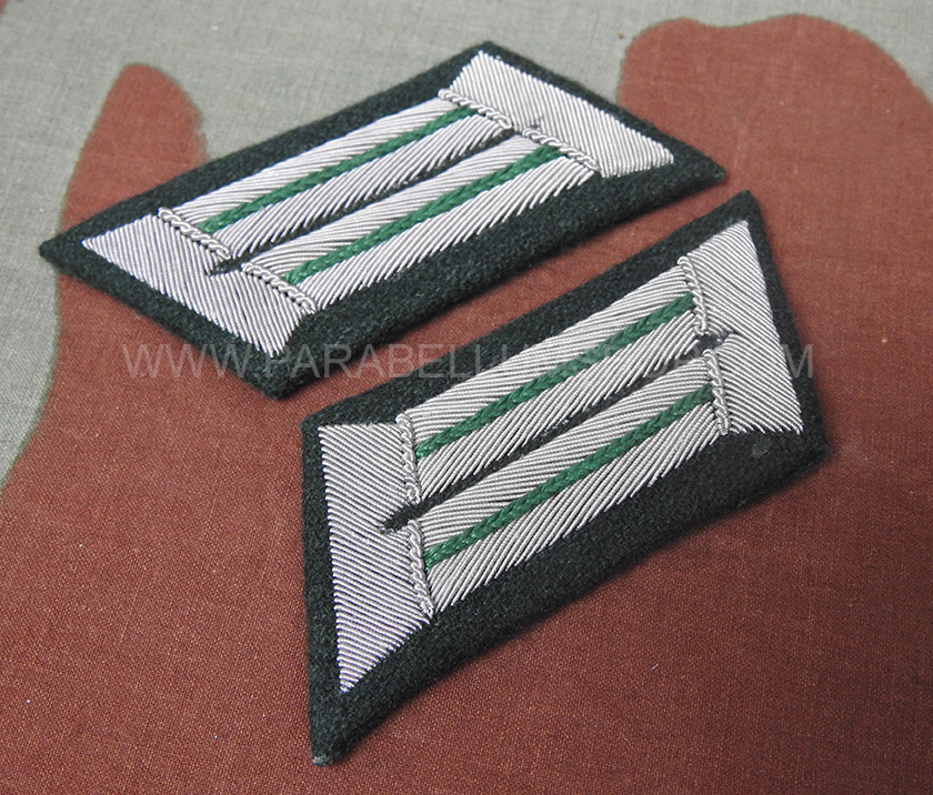 German WW2 mountain troops officer collar tabs -Gebirgsjager-